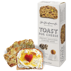 Toast for Cheese mit Toast for Cheese mit Aprikosen, Pistazien & Sesamsamen